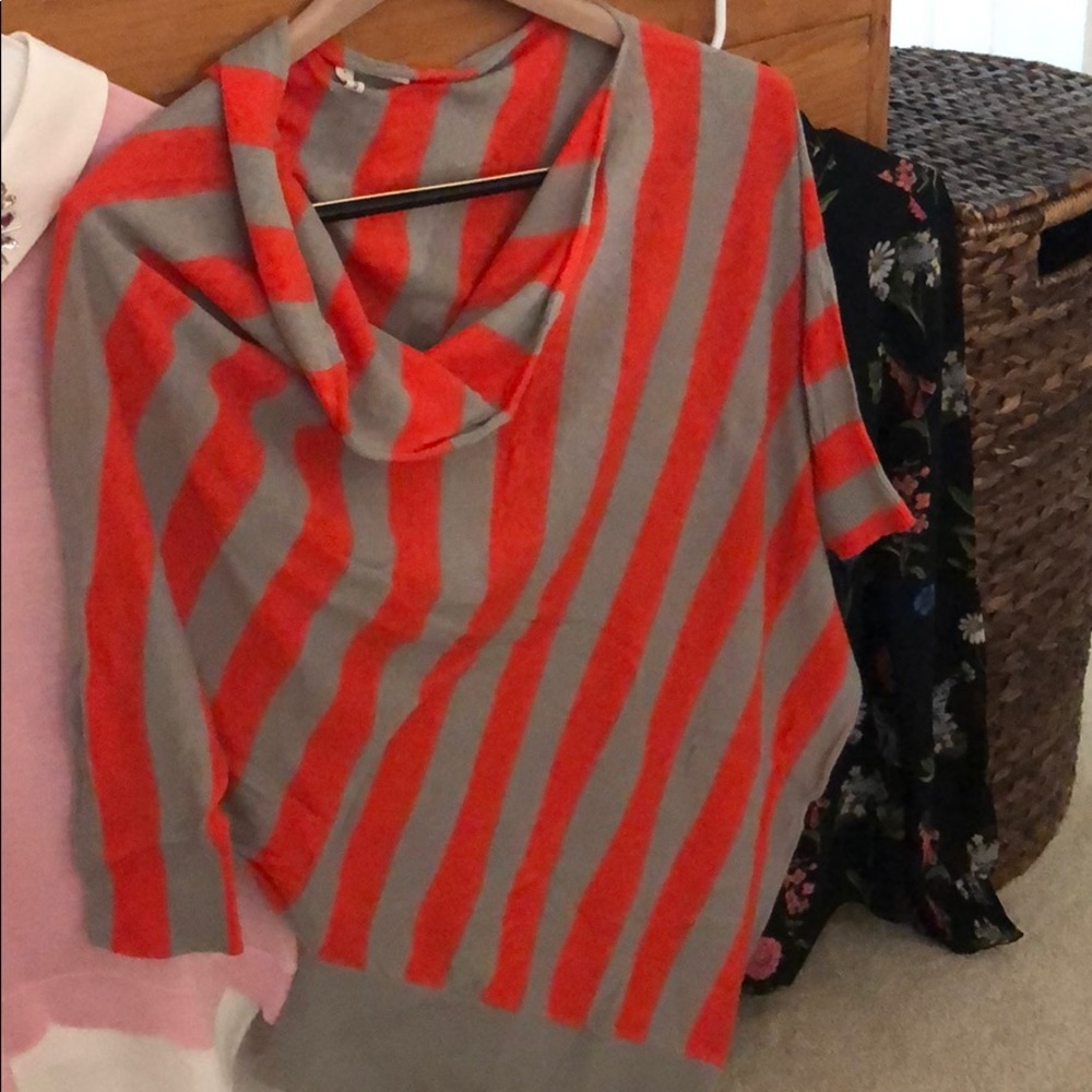 Anthropologie asymmetrical sweater